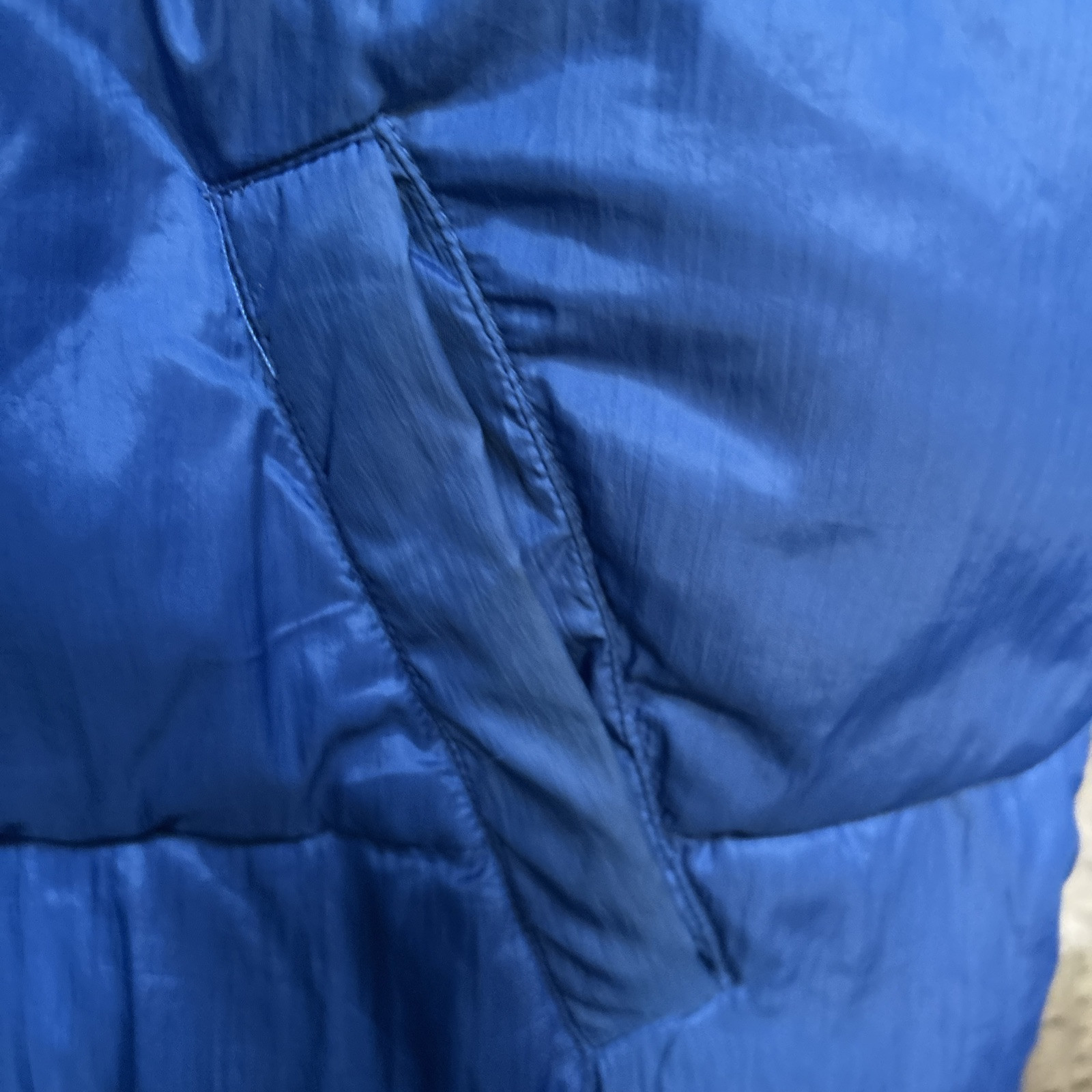 Primark Mens Coat Size L Blue Long Sleeve Puffer image 7