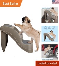Pet Stairs for Small Dogs and Cats - Portable 3-Step Design with Locking Pins