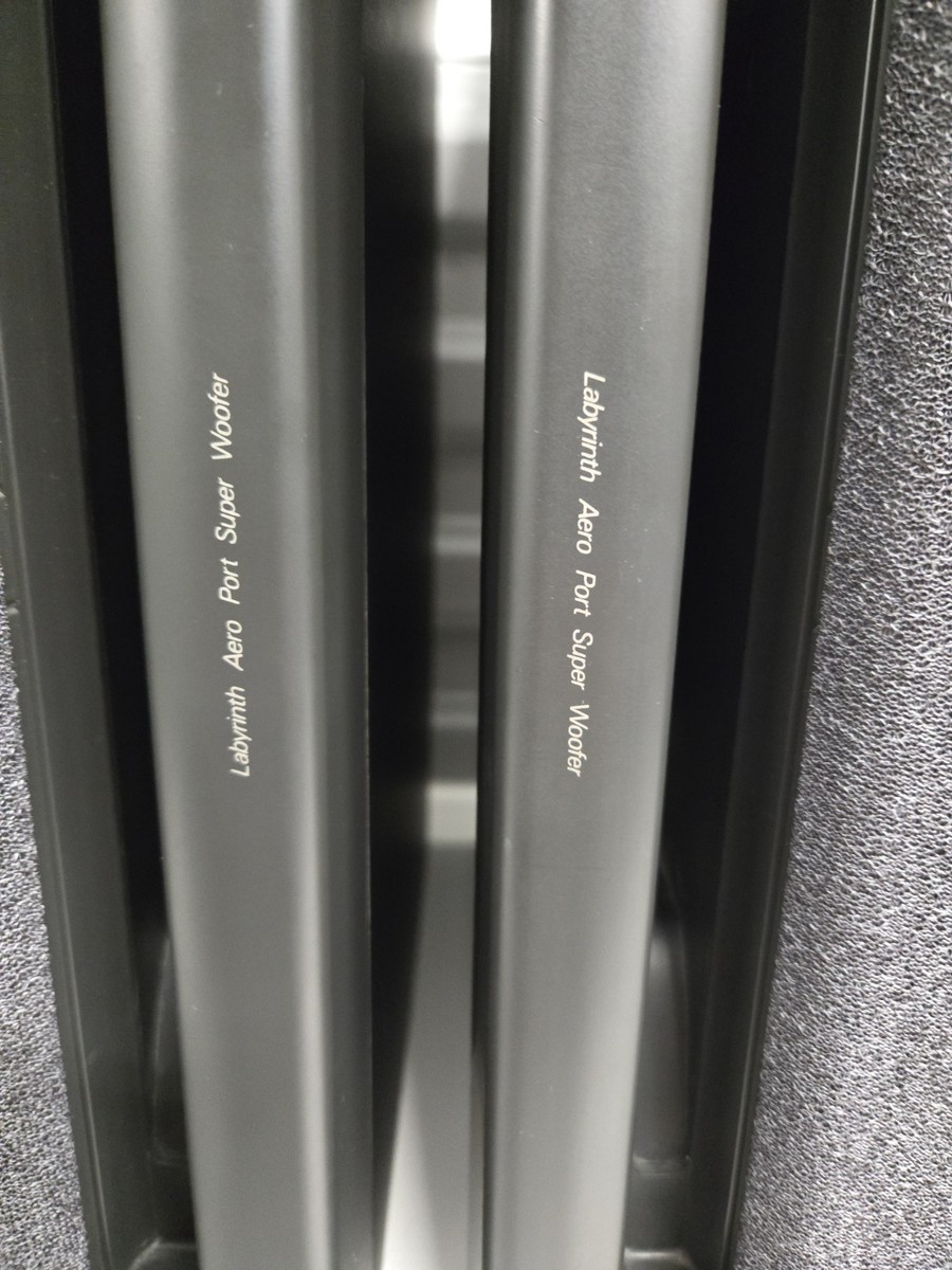 Pair of Rare Vintage JVC SP-MX70BK Labyrinth Aero Port Super