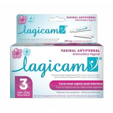 Miconazole 3 Lagicam 3 DAY Treatmeant Vaginal Antifungal Exp 03/2027 200mg