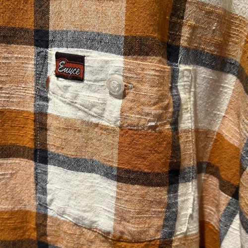 Vintage Enyce Plaid Shirt Mens 3XL Cotton Button Up Y2K Skater Hip Hop Street - Picture 4 of 8