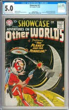 Showcase #17 Origin & 1st App. Adam Strange Silver Age DC Comic 1958 CGC 5.0