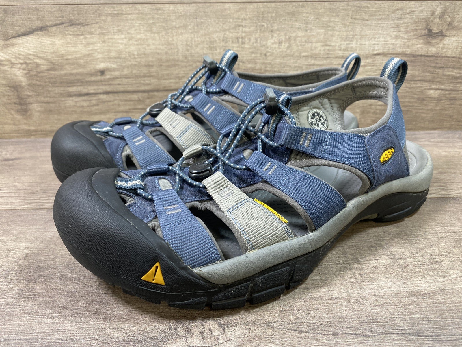 Sandali sportivi impermeabili Keen Newport H2 nylon escursionismo sentieri blu uomo taglia 11