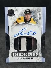 2017-18 Jake DeBrusk Rookie Patch Auto The Cup RC