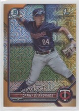 2022 Bowman Chrome Mega Box Orange Mojo Refractor 9/25 Danny De Andrade 13uy