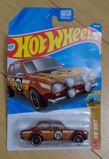 Hotwheels Mint On USA Long Card Ford Escort RS1600 Mexico Brown