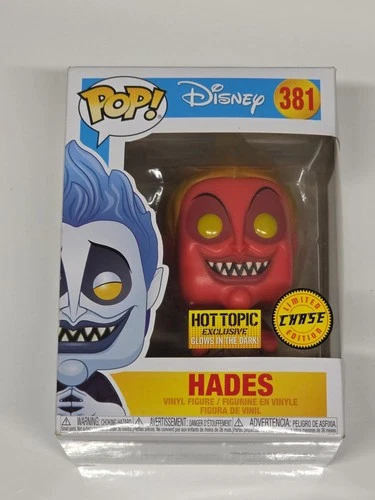 Hades Funko Pop 381 CHASE Hot Topic Exclusive Disney Hercules Collectible Figure