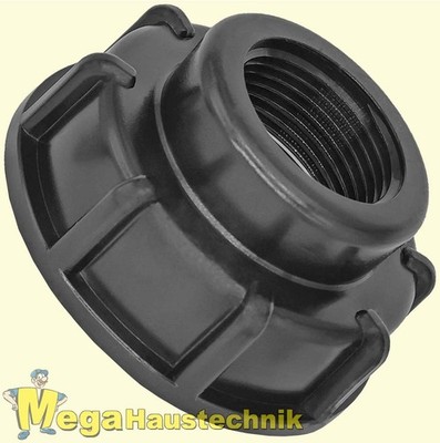 IBC Container Kappe 1 Zoll Innengewinde Adapter Deckel S60x6 Wassertank