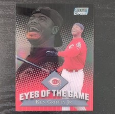 Topps 2000 Stadium Club Chrome Refractor Ken Griffey Jr EG10 Reds