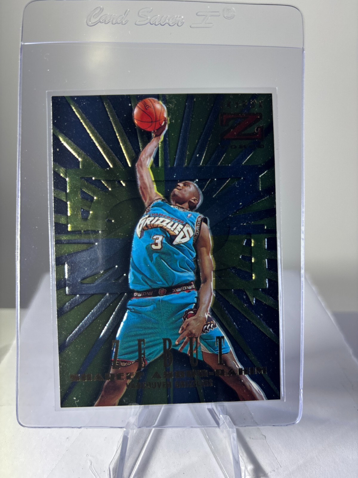 1996-97 SkyBox Z-Force Zebut #1 Shareef Abdur-Rahim RC