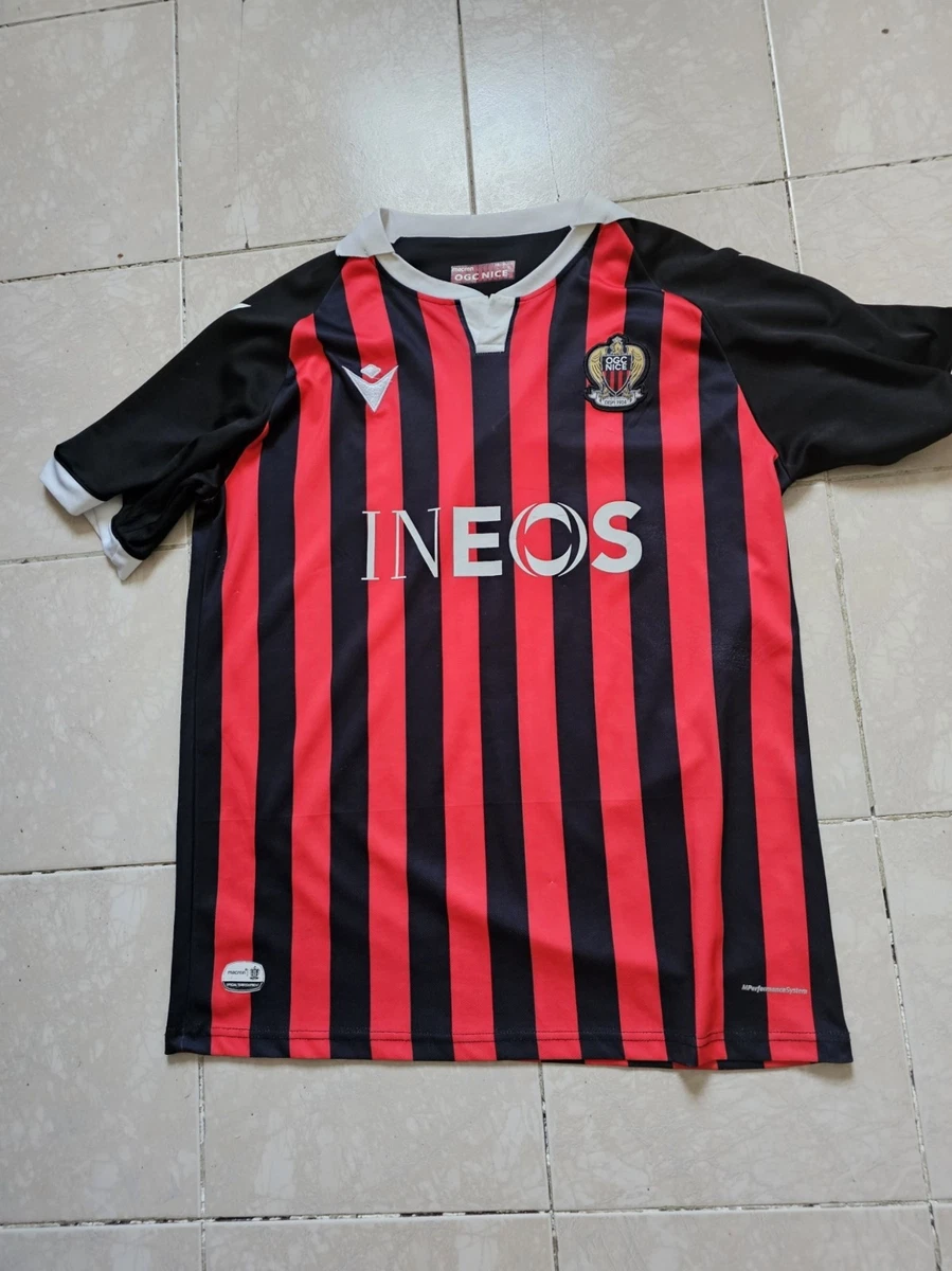 Maillot Domicile OGC Nice 2018-2019 - Macron - Taille L - Rouge