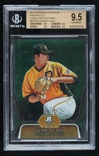 2012 Bowman Platinum Prospects Green Refractor Gerrit Cole BGS 9.5 GEM MINT 1ti6