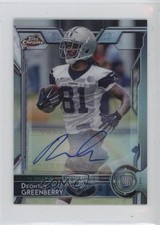 2015 Topps Chrome Mini Rookies Auto Deontay Greenberry #187 Auto 0f8