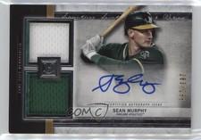 2020 Museum Collection Signature Swatch Dual Relics 283/299 Sean Murphy Auto sc2