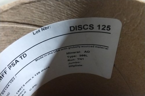 3M 7000118203 4 Pz 125 Dischi/Rotolo 5 In Diametro PSA Disco Levigante Rotolo - Foto 4 di 11