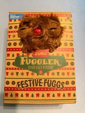 New Fuggler Funny Ugly Monster Festive Fuggs 9" Christmas Reindeer ZURU Plush