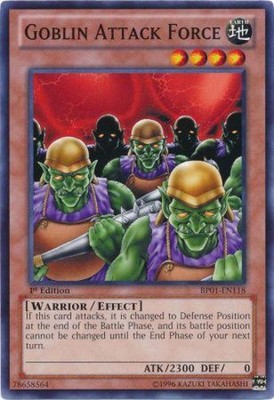 1 x Goblin Attack Force - BP01-EN118 - Common - Unlimited Edition Near Mint, Eng