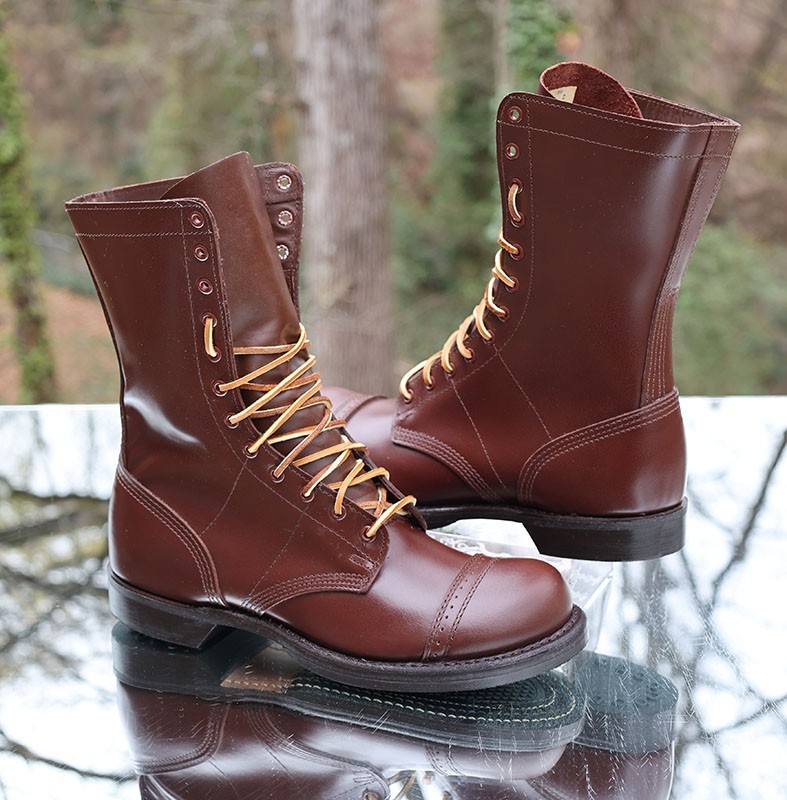 Vintage Corcoran 1510 Historic Jump Boots Men's Size 10 Brown Made