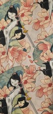 New Disney Princess Fabric Mulan precut 1 yard for craft cotton