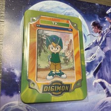 T.K. Taco Bell Digimon Promo Tin Metal Card 