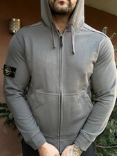 Felpa Stone Island taglia XL grigia uomo con cappuccio