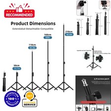 Heavy Duty Metal Alloy Light Stand 160cm Tripod for Photo Studio Softbox Video