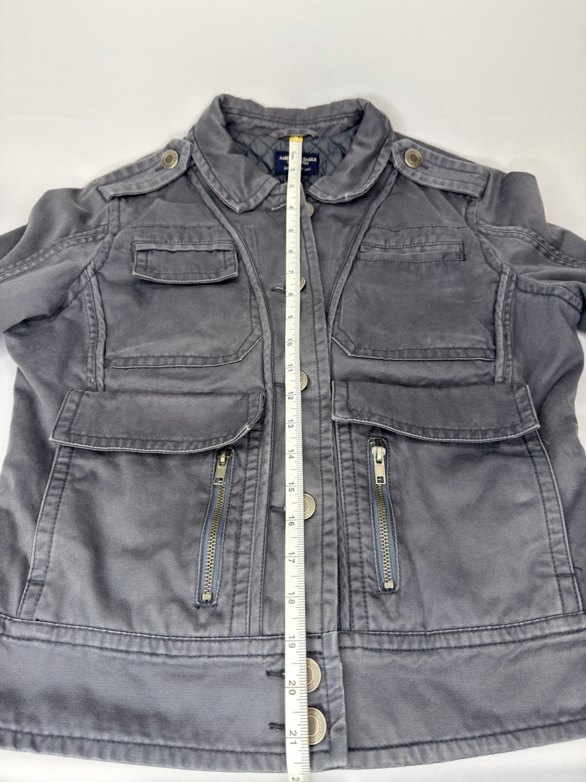 American Eagle Woman’s Button Up Jacket, Medium, … - image 12