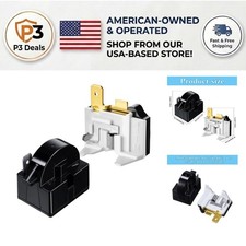 Durable LG Refrigerator Starter Relay  Overload Protection Set - 15 Amp Rating