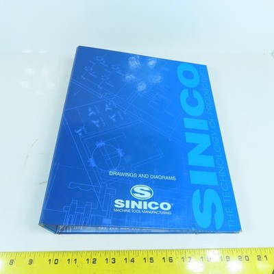 Sinico SIN-O-Matic TR81/2-350 TOP2000 CNC Machine Layout, Electrical, Hydraulic