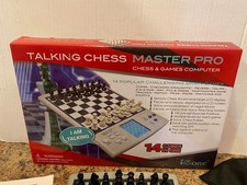 iCore Elektronisches Schachspiel "Talking Chess Master Pro" 14 Spiele in einem