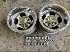 Rare Pair 2 Real Us Mag 15x10 Vintage 8 Lug Slot Mags 4x4 Chevy Ford Rare Pair 2 Real Us Mag 15x10 Vintage 8 Lug Slot Mags 4x4 Chevy Ford