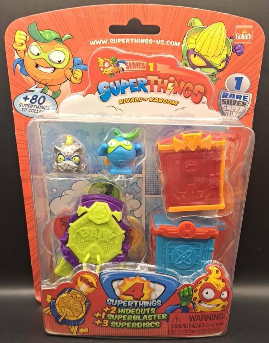 SuperThings Rivals of Kaboom Series 1 Mr. C & Silver Figure Capt