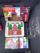 Magformers mini house set complete, 42 pieces, boxed, instruction booklets magne