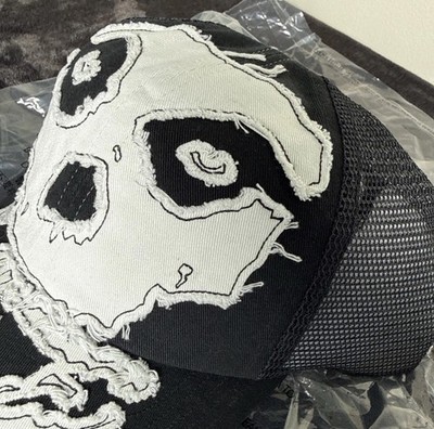 Supreme SS26 The Misfits 6 Panel Mesh Back Hat Cap Twill Black New