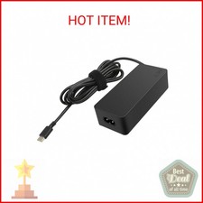 Lenovo 65w USB Type C Ac Adapter 4X20M26268 With 2 Prong Power Cord Included, Bl