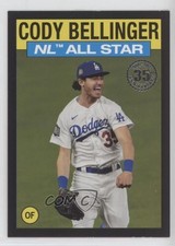 2021 Topps 1986 All-Star Baseball Black 122/299 Cody Bellinger #86AS12 4wd