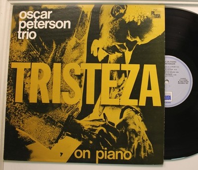 Oscar Peterson Trio Lp Tristeza On Pa Usa - Vg+ To Vg++/ Vg++