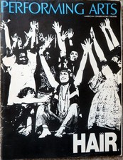 PERFORMING ARTS - American Conservatiory Theatre - HAIR - Nov. 1969 - PROGRAM