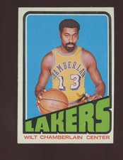 1972-73 Topps Basketball #1 Wilt Chamberlain Lakers HOF