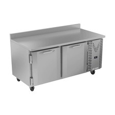 Victory VWR67HC 67" 2-Section Worktop Refrigerator w/ 2 Doors, 19 cu. ft.