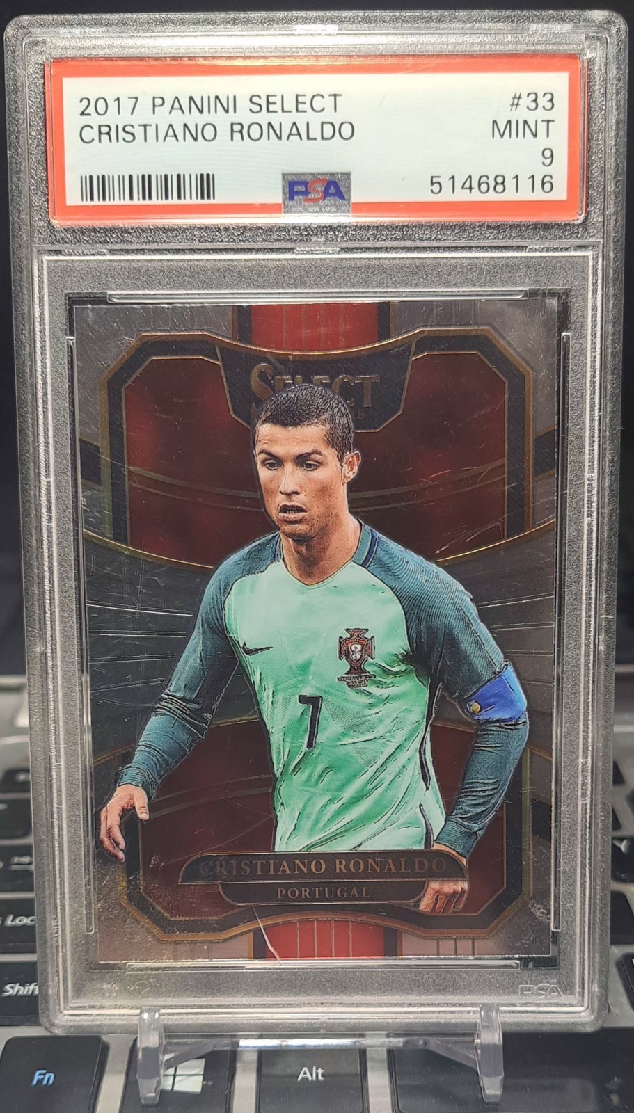 2017-18 Panini Select - Terrace Cristiano Ronaldo #33 PSA 9