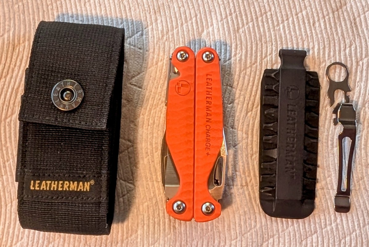 Leatherman Charge Plus G10 Orange 30V Multitool | eBay