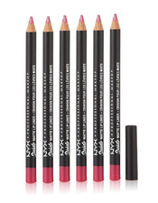 6 x NYX Pro Makeup Suede Matte Lip Liner Liner | All Shade - Clinger