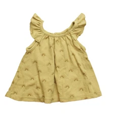Quincy Mae 3-6M Ruffle Swing Dress for Baby Girls Rainbow Pattern