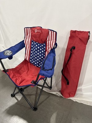 CAN COOLER AMERICAN FLAG - ARROWHEAD OUTDOOR PORTABLE FOLDING CAMPING QUAD