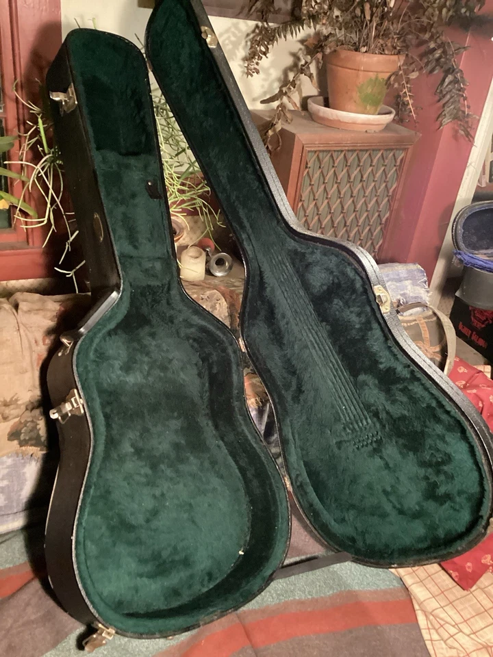 MARTIN & Co. Dreadnaught акустическая гитара жесткий чехол зеленый подкладка - Изображение 4 из 4
