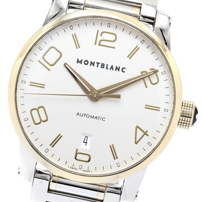 MONTBLANC TimeWalker 106502 Automatic Mens Watch K18YG Bezel