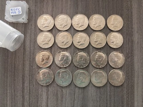 New Listing20 Silver Kennedy Half Dollars (Lot of 20) 40%. $20 face