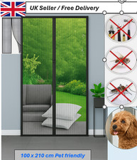 Magnetic Mesh Door Magic Protection Curtain Snap Fly Bug Insect Mosquito Screen