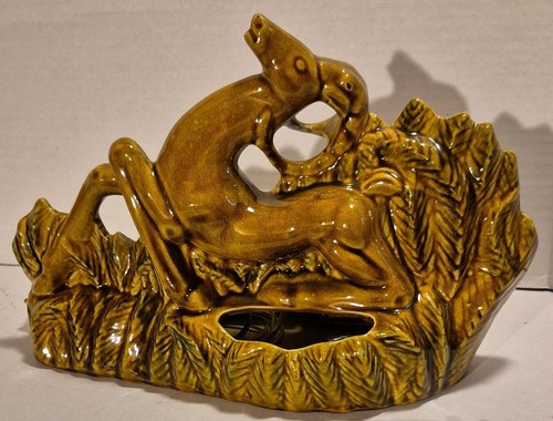 Vintage TV Lamp CALI-CO Of Calif 53’ Reclining Ram  Works
